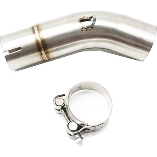 For Suzuki GSXR 600 750 K11 2011 2012 2013 2014 2015 GSX-R600/750 51MM Motorcycle Exhaust Muffler Pipe Middle Section Link Pipe