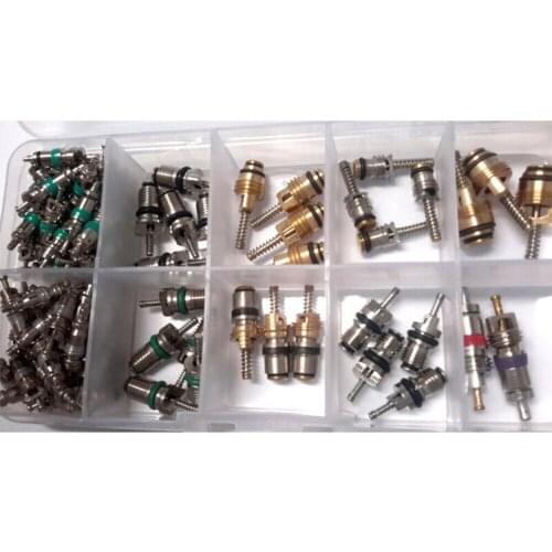 High Quality 102pcs/Set Auto Car R12 &R134a A/C Air Conditioners Valve Core Remover Installation Tool Kit
