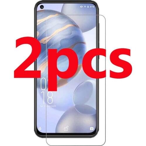 2PCS FOR Oukitel C21 Pro High Clear Tempered Glass Protective On Ouk C21Pro Phone Screen Protector Film Guard Saver Protection