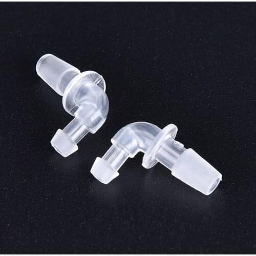 2PCS Transparent Earphone Cord Tubing Connector Style Tubing Adaptor Hearing Aid Accessories Nose/Ear Clips