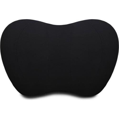 3D Memory Foam Car Pillow PU Leather Seat Cushion Neck Pillow Waist Lumbar Support Universal Back Rest Lumbar Auto Accessories