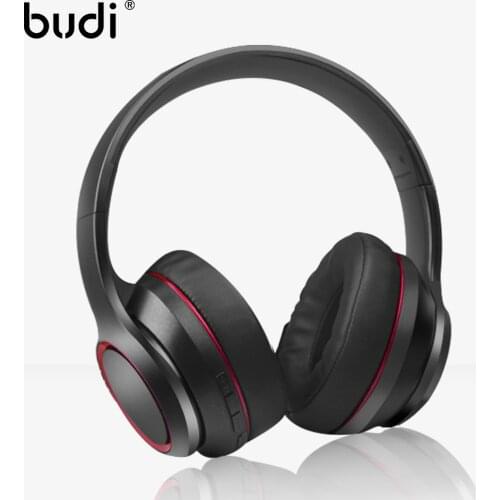 BUDI Bluetooth Headphones Wireless & Wired Headset With Mic Deep Bass Stereo Sound Gaming Music Earphone For Phone PC PS5 XBOX