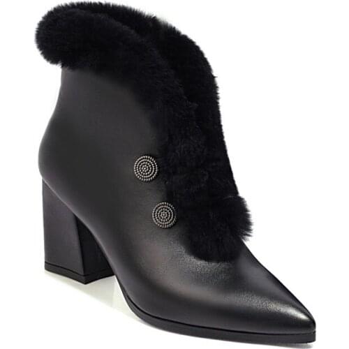 Big Size Simple fashion boots boots women shoes ankle boots for women ladies boots shoes woman winter