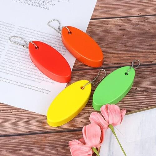 Foam Floating Buoyant Keychain For Water Sports Marine Boat Swimming Oval Keyring Key Kayak Canoe Rafting surf accessory