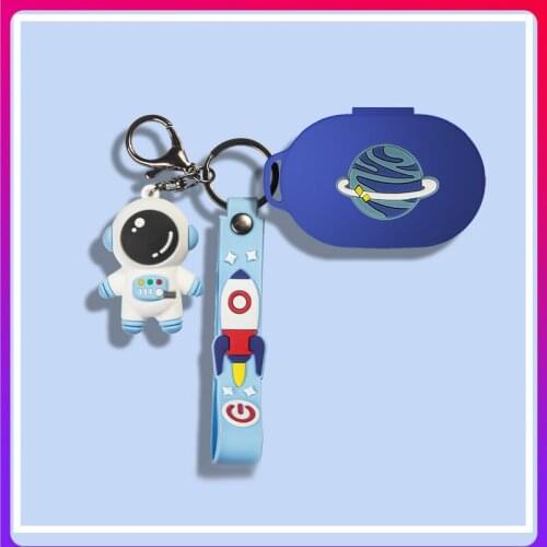 For Realme Buds Q Case Wireless Bluetooth Earphone Case Astronaut Cartoon Accessories Protect Cover For Realme BudsQ Case Coque