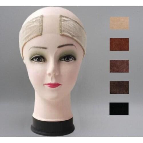 1pc Non Slip lace wig grip band elastic cap adjustable comfort band soft Breathable Velvet Headband