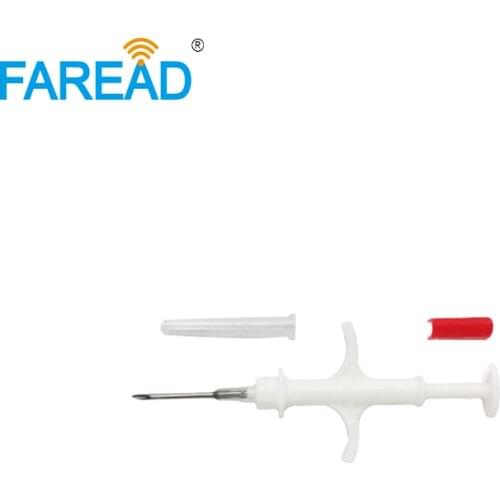 ISO11784 11785 smallest FDX-B 1.25x7mm aquaculture fish exotic ainmal tracking chip microchip RFID injector PIT tag for farming