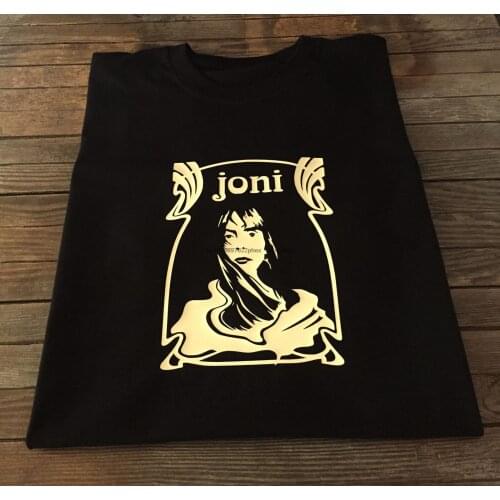 Joni Mitchell Inspired T Shirt Art Nouveau 1970s Biba Style Design