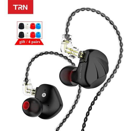 TRN VX 6BA+1DD Hybrid Metal In Ear Monitor Earphone HIFI Sport Earphone Earplug Headset Headplug TRN V90 V80 ZS10 PRO CA16 ZSX