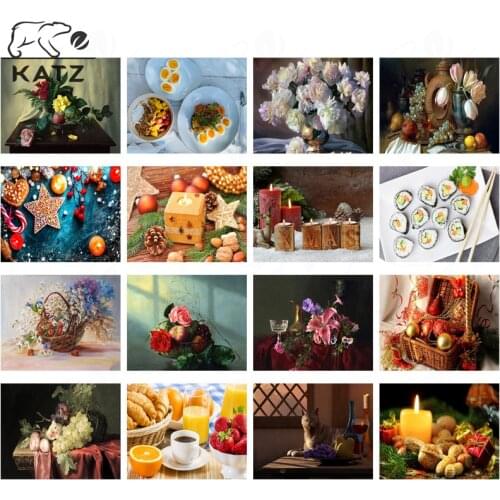 Exquisite Food Handmade Diy Diamond Painting Modern Floral Sushi Painting Diamond Mosaic Embroidery Home Decoration One Directio