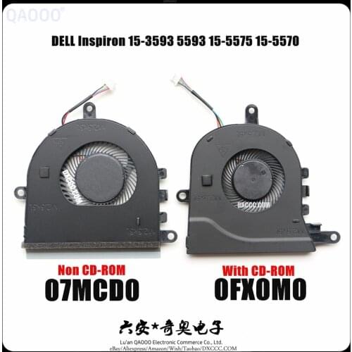 Laptop Cpu Cooler Fan For Dell Inspiron 5593 15-5575 15-5570 Cpu Cooling Fan CN-07MCD0