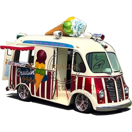 Mobile Fast food Truck Food Trailer with High Roof Coffee Bike for Snack Food Hot Dog Cart
