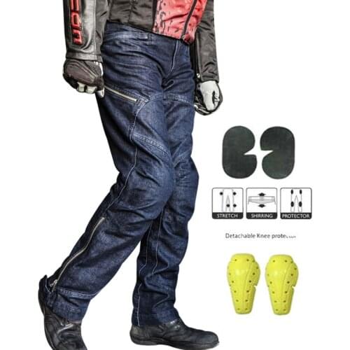 Off road motorcycle riding pants slim fit racing pants protector stereo cut Motorcycle Pants motorcycle jeans
