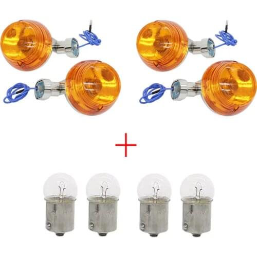 FRONT AND REAR Turn Signal WINKER SETS For HONDA PASSPORT C50 C65 C70 C90 w/ 6V Bulbs Turn Signals