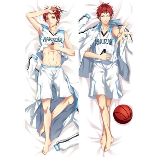 Japanese Anime Kuroko No Basuke Akashi Seijuro Male Hugging Body Pillow Cover Case BL Q13