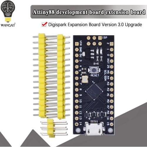 ATTINY88 micro development board 16Mhz /Digispark ATTINY85 Upgraded /NANO V3.0 ATmega328 Extended Compatible for Arduino