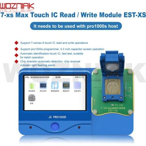 JC PRO1000S EST-XS Touch IC Reading and Writing Tester for 7-XS Max Automatic Recognition Touch IC Code Fast Test