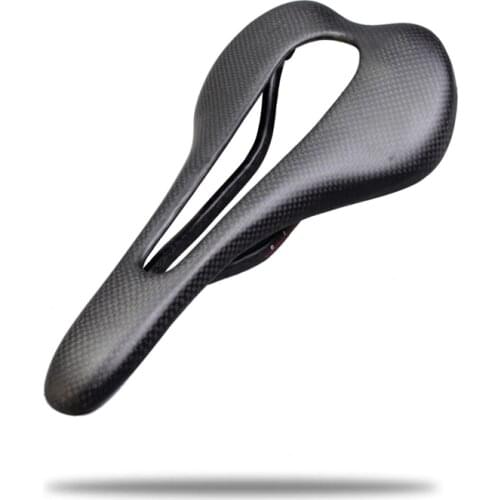Full Carbon Fiber Matte Ultralight Bicycle Pad Saddle MTB Road Cycling Cushion Seat Soft Race Bike Saddle Seat Training Grade
