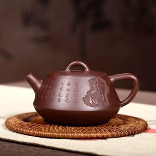 Manufacturers wholesale yixing authentic hand are recommended tao burring ladle pot of kung fu tea gift lettering vivi