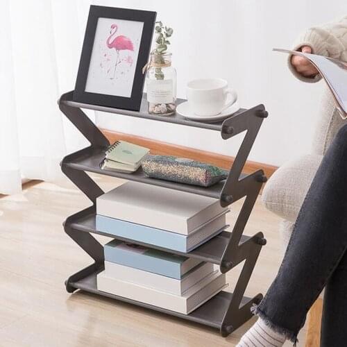 Stainless Steel "Z" Shape Shoes Rack Multi-layer Assembly Non-woven Storage Holders Bookshelf Home Shoe Cabinet Organization