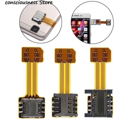 Universal TF Hybrid Sim Slot Dual SIM Card Adapter Micro SD Extender Nano Cato Android Phone For Xiaomi
