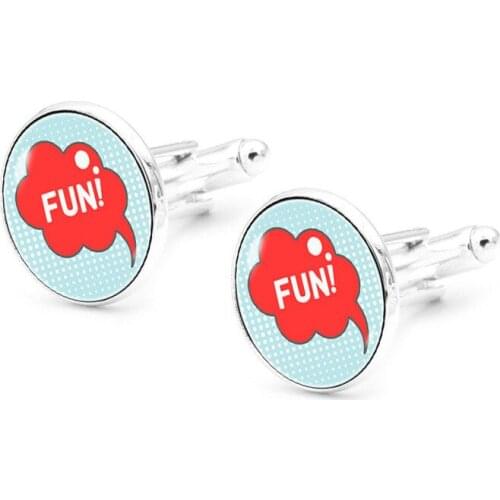 XK-5HXK0142 French Suits Cufflinks with Fan Pattern Fashion Mens Shirts Sleeve Nails Cuff Link in Collection