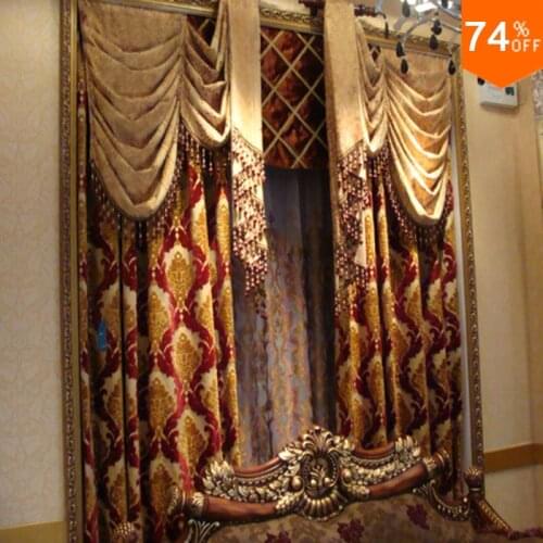 Living Room maple leaf One of all kind Style valance Curtain Rooms curtain for super Luxury son of the sun Egypt temple Curtain
