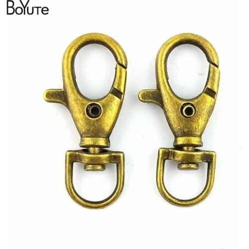 BoYuTe (60 Pieces/Lot) Metal Alloy 38*10MM Key Clasp Diy Hand Made Jewelry Findings Components Accessories