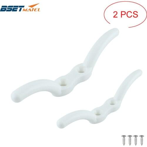 2X Nylon Flagpole Cleat Hook Flag Rope Cleat Sailboat Sailing Mast Halyard Boat Marine Kayak Securing Tie Down Tarps Awnings