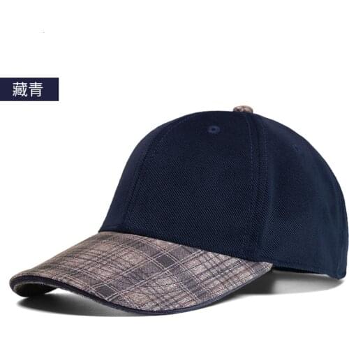 Dad Winter Warm and Comfortable Velveteen Baseball Cap Big Head Men Outdoors Large Size Peaked Hats 55-62cm