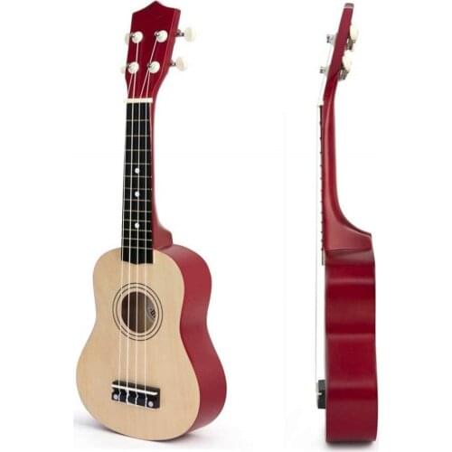 21 Inch Green Soprano Ukulele Basswood 4 Strings Hawaiian Guitar Musical Instruments Ukulele Soprano Guitar with Gig Bag Tuner