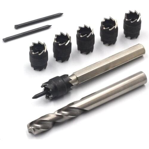 Hot Spot Weld Cutter, Sheet Metal Hole Cutter, Punch Remover Panel Separator For Power Drill Welding Auto Body Work Tool, 3/8