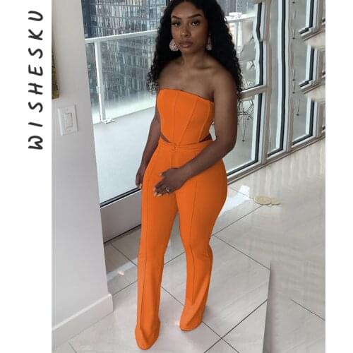 Two Piece Set Women Sexy Corset Tops Backless Zipper Bustier + High Waist Skinny Pants Outfits 2021 Summer Vintage Y2K Clothes