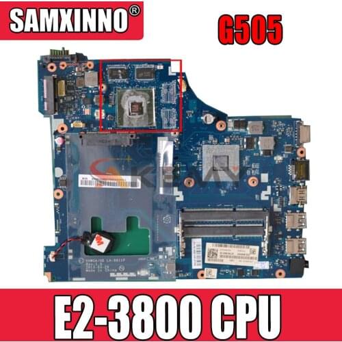 VAWGA/GB LA-9911P Rev 1.0 main card For Lenovo G505 Laptop motherboard with E2-3800on board cpu