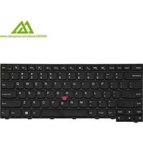 New Original US English Keyboard For Lenovo Thinkpad E450 E450C E460 E460C No Backlit 04X6101 P/N:SN20E66101