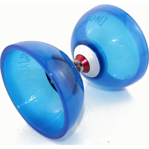 S# YOYO 3 Bearing Diabolo Set Strong Glass Fiber Sticks Transparent (Blue Purple Green Red Yellow Orange) String Bag New Kongzhu