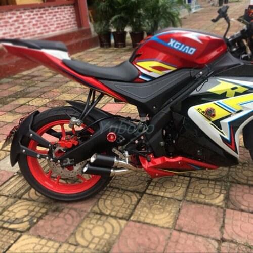 Universal Modify Motorcycle Exhaust Pipe Z900 Z800 ER6N Z250 R3 R6 R15 GSR 600 Moto Muffler System Silencer Pit Dirt Pot Escape
