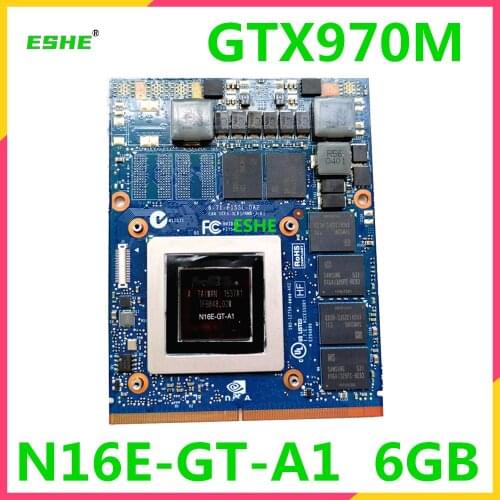 GTX970M GTX 970M Video Card for Laptop MSI GT60 GT70 GT780 gt 780d HP 8760W 8770w Clevo P150HM P150EM P170EM 6GB display card