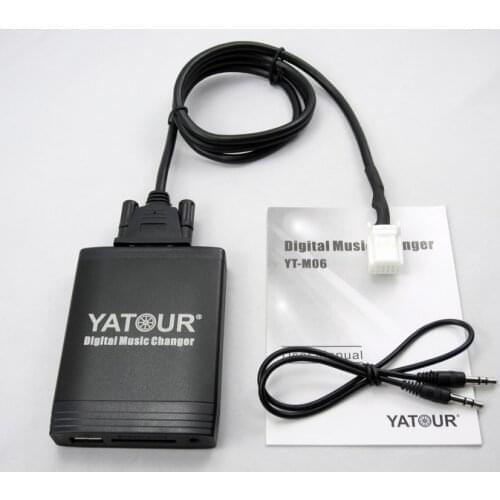 Yatour for Toyota USB Adapter Corolla Verso Forguner Bluetooth Changer Digital Music Adapter SD AUX Audio Interface YT-m06 Radio