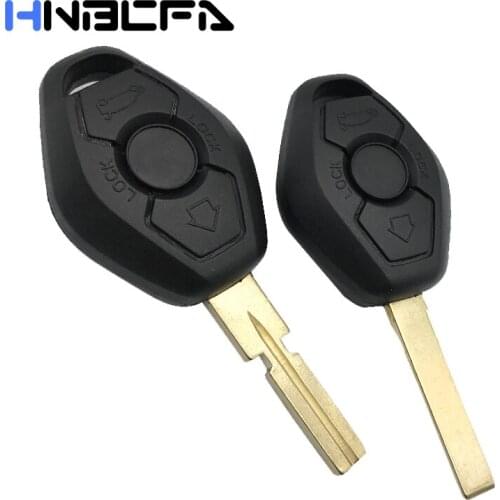 Replacement Remote Fob Case Car Key Shell Cover Keyless Fob For BMW 1 3 5 6 7 Series X3 X5 Z3 Z4 HU92 HU58 Blade 3 Buttons Fob