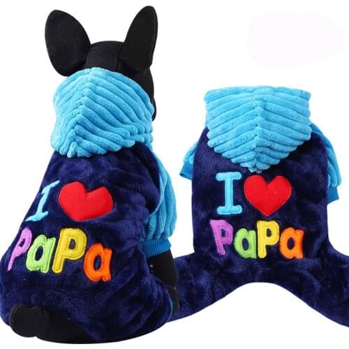 Winter Pet Dog Clothes for Dogs Overalls Pet Jumpsuit Thick Pets Cats Coat Puppy Clothing for Small Dog Chihuahua York Bulldog