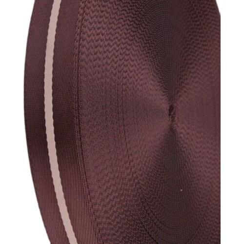 Black 1.5" twill cotton tape webbing for bags strap in stock