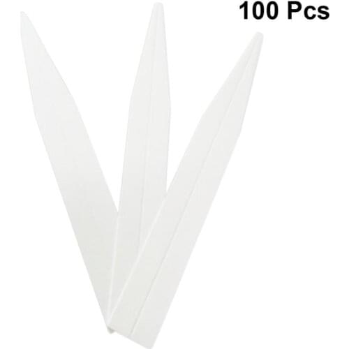 100pcs Incense Tester Paper Aromatherapy Fragrance Test Strips Perfume Essential Oils Test Strips Tester Paper Strips A35