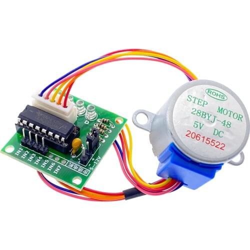 28BYJ-48 5V 4-Phase DC Gear Stepper Step Motor + Driver Board ULN2003 with drive Test Module Machinery Board for Arduino DIY Kit