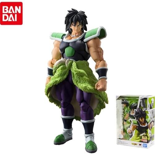 Bandai Genuine SHF Limited Dragon Ball Supe Z Broly Joints Movable Model Dolls Action Figure Collectible Hand-Made Toys Gifts
