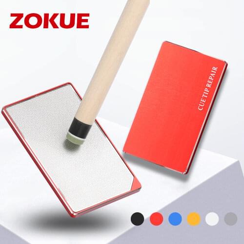 Billiard Pool Cue Tip Shaper Multi-color choices Carbon Tip Shaper Metal Scrub Head Repairer Professional Billar Tip Tool