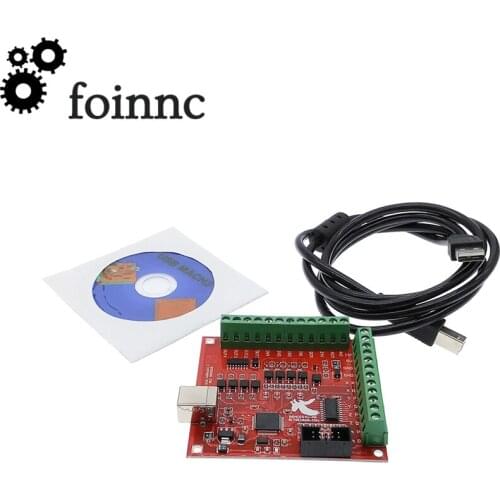 CNC Red Breakout Board USB MACH3 100Khz 4 Axis Interface Driver Motion Controller Driver Board