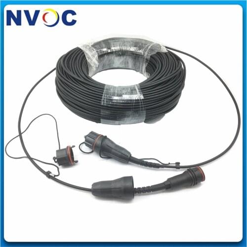 FullAXS Fiber Optic Waterproof Duplex LC Patch Cord,Fullaxs-LC to Fullaxs-LC 10M 20M 30M 40M 50M 60M 70M 80M 100M Fiber Jumper