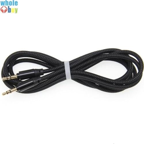 AUX Fish silk thread cable 3.5mm for Car Audio Cable Headphone Extension Code for Phone MP3 Car Headset Speaker 500pcs/lot