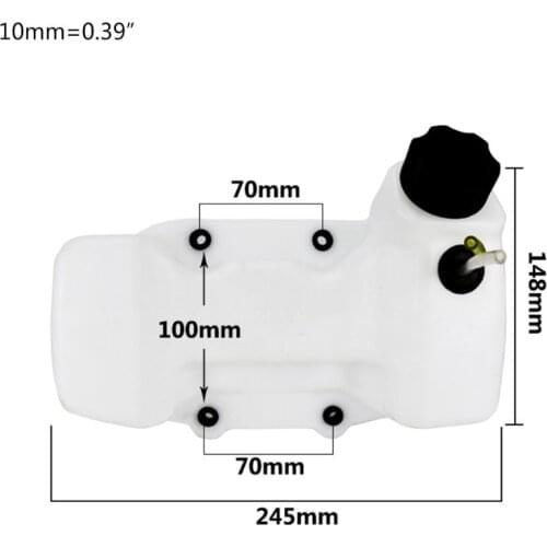 40-5BL Brush Cutter Fuel Tank Brush Cutter Spare Parts Trimmer Fuel Tank N58A
